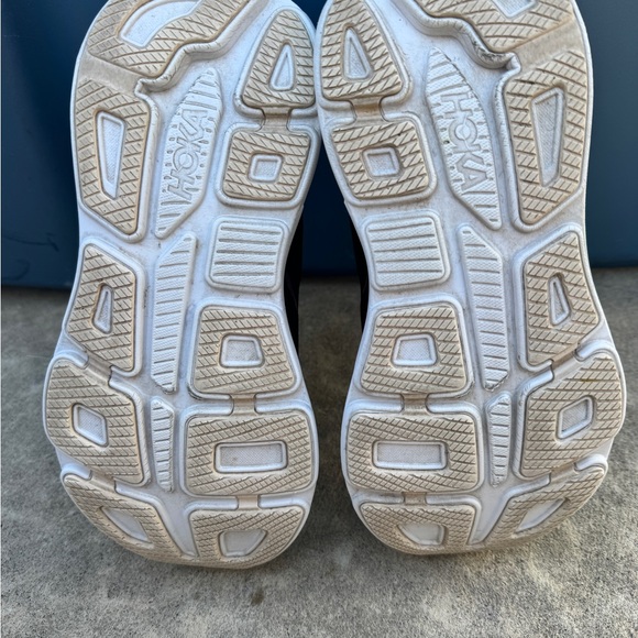 Hoka Black and White Athletic Shoes - Picture 4 of 6